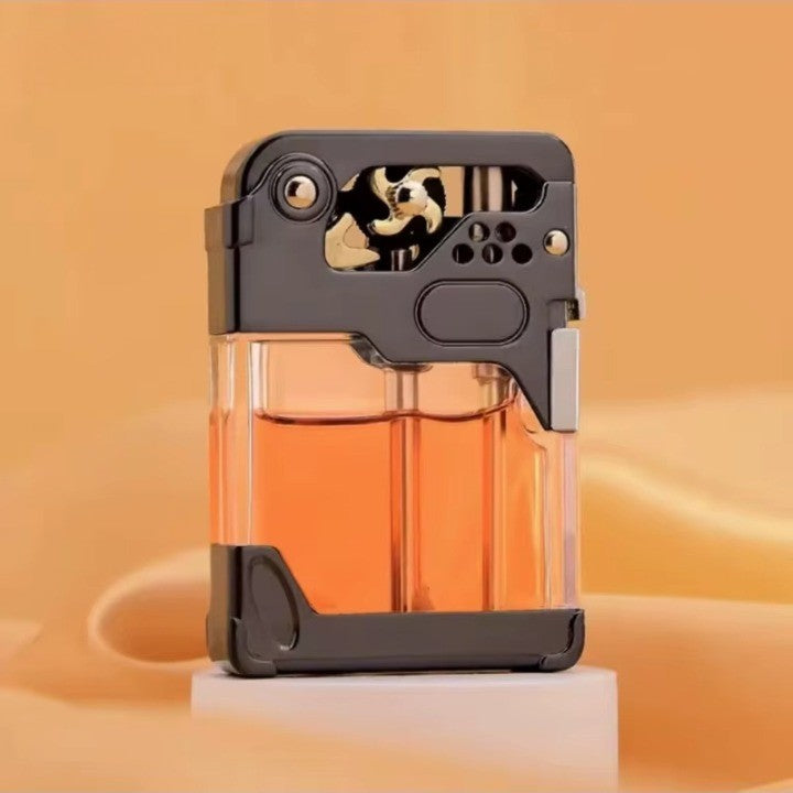 Clear Tank Metal Kerosene Lighter | Skanto