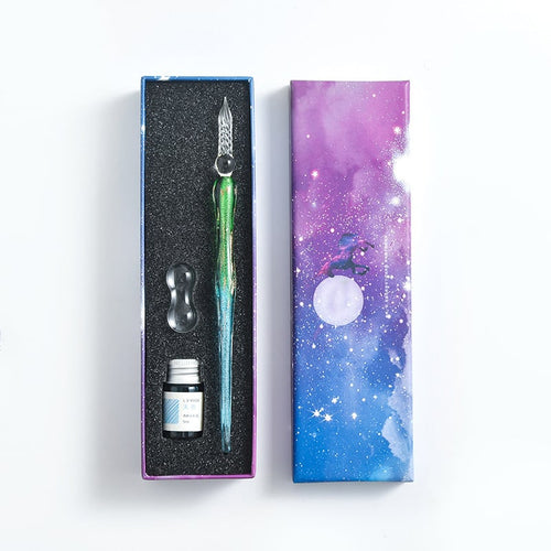 Skanto | Kalligrafi Glass Dyp Penne Inks Sett