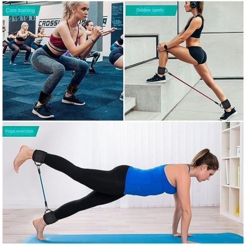 5-Pack Ankelsmotstandsbåndsett Skanto