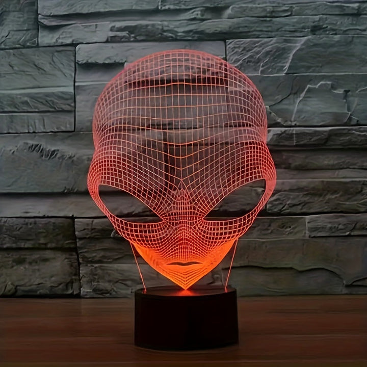 Skanto | AstroLight – 3D-alienlampe med LED fargebelysning og berøringskontroll
