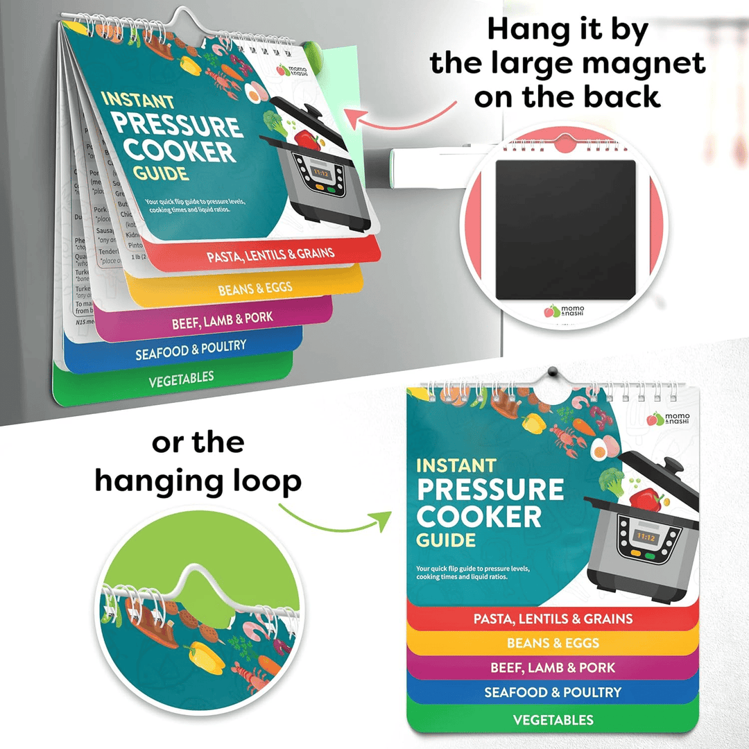 Skanto | Air Fryer Juksundervisning Magneter Matlagingsinstruksjonshefte