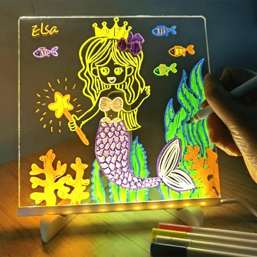 Skanto | LumiArt LED skilt | Kreativt tegnebrett for strålende kunstverk