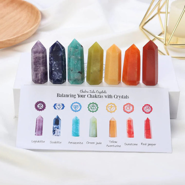 7 Chakra Steiner Sett Gave Skål