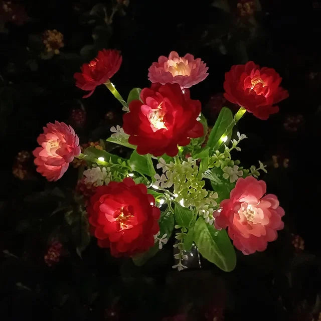 Skanto | Moderne utendørs solbelysning med 7 blomster