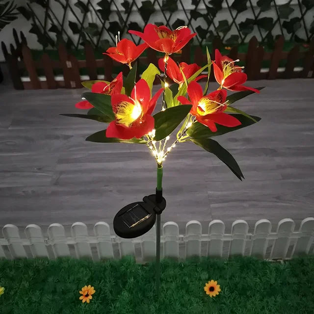 Skanto | Moderne utendørs sollys med 7 blomster