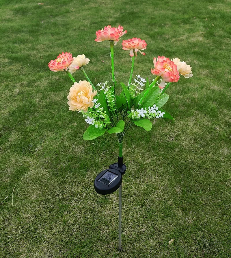 Skanto | Moderne utendørs solbelysning med 7 blomster