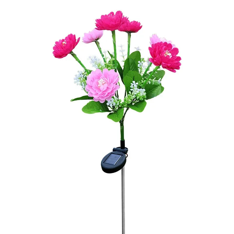 Skanto | Moderne utendørs solbelysning med 7 blomster