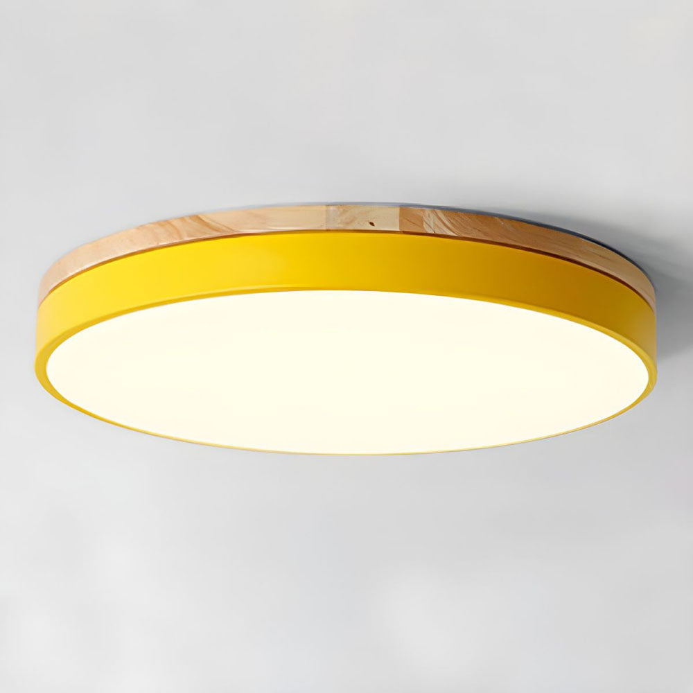 Skanto | Taklampe Naturlig Tre Flush Mount Fixture