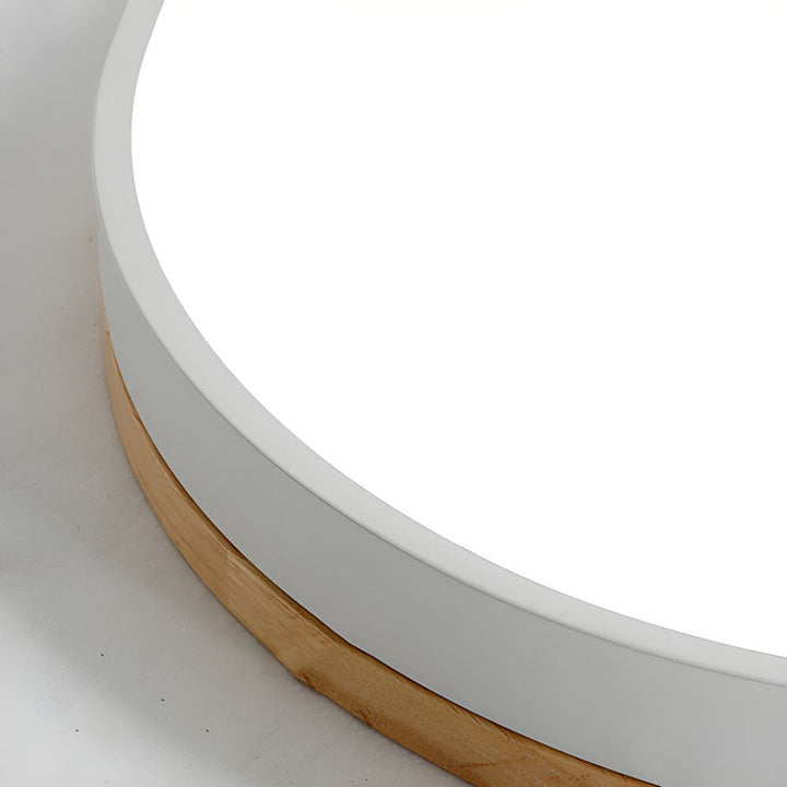 Skanto | Taklampe Naturlig Tre Flush Mount Fixture