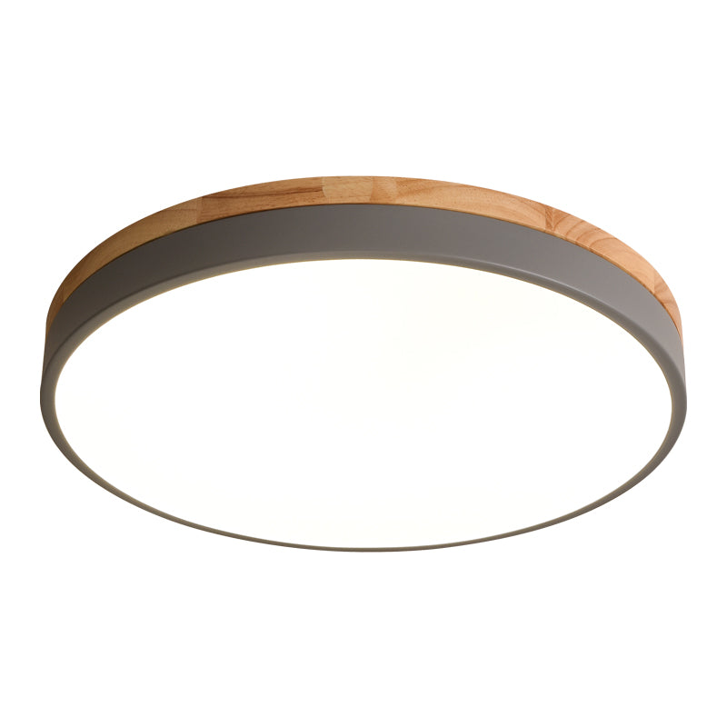 Skanto | Taklampe Naturlig Tre Flush Mount Fixture