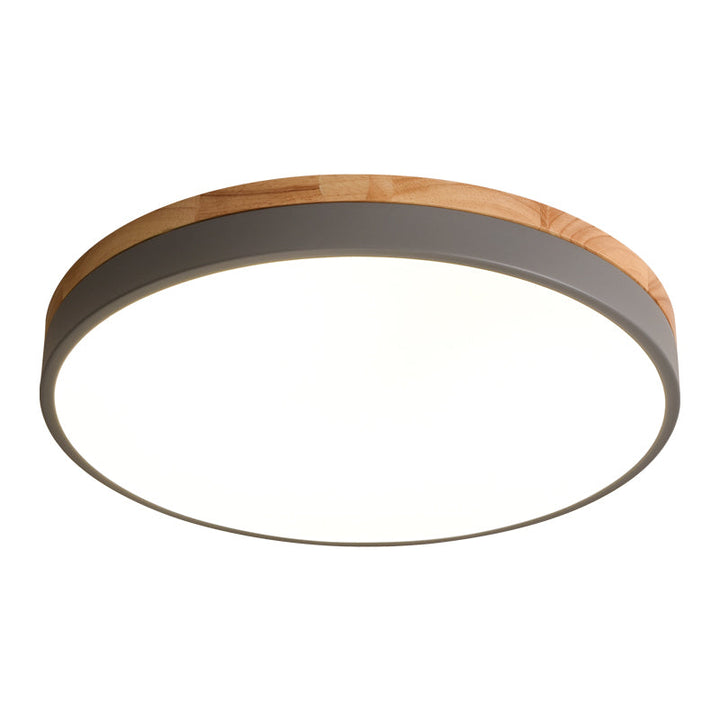 Skanto | Taklampe Naturlig Tre Flush Mount Fixture