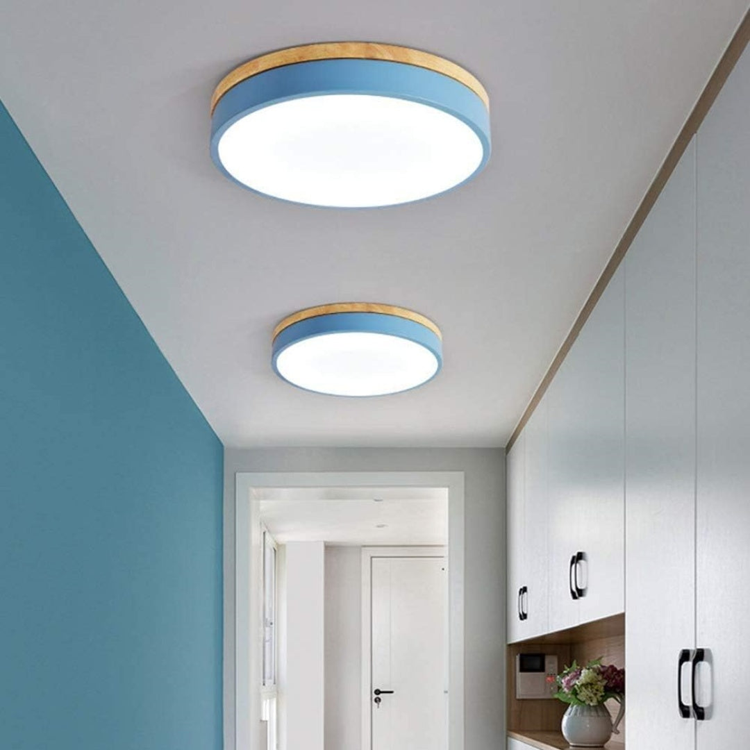 Skanto | Taklampe Naturlig Tre Flush Mount Fixture