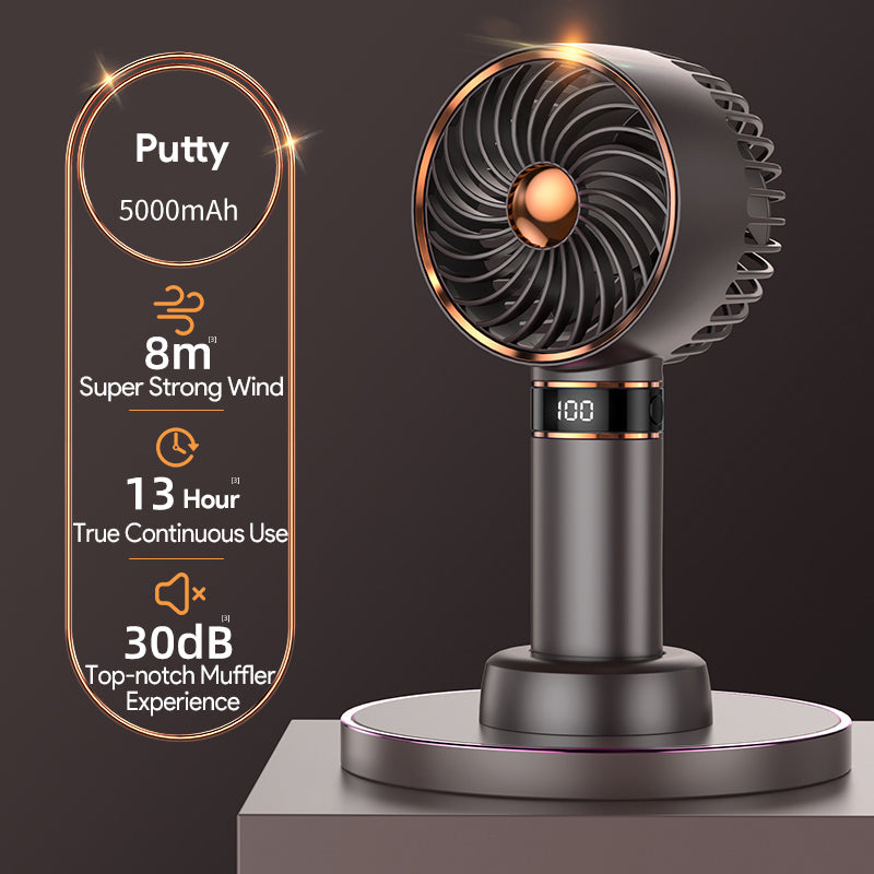 Bærbar 5000mAh Håndholdt Mini Airconditioner Vifte | Skanto