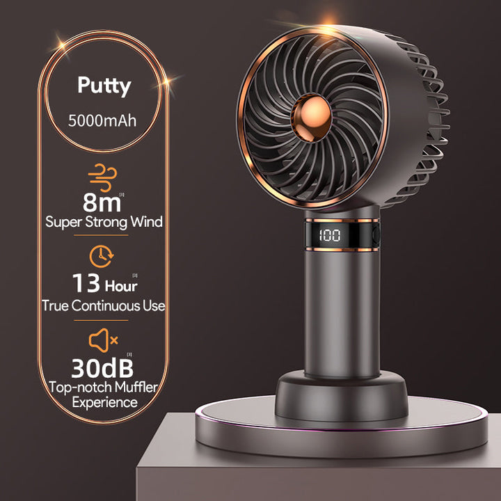 Bærbar 5000mAh Håndholdt Mini Airconditioner Vifte | Skanto
