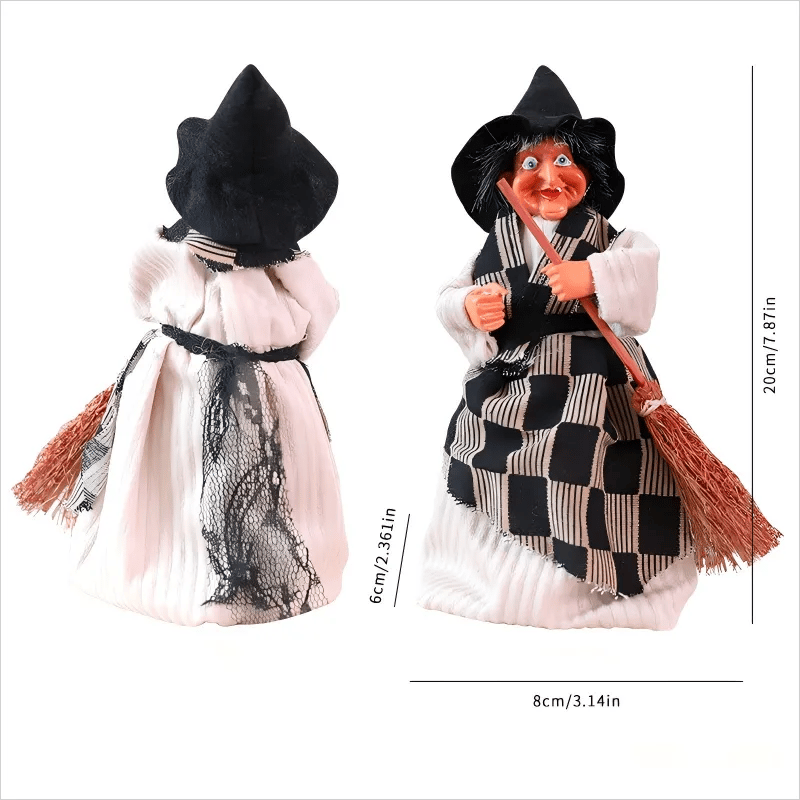 Skanto | Halloween heks dukke statue dekorasjon skrivebord