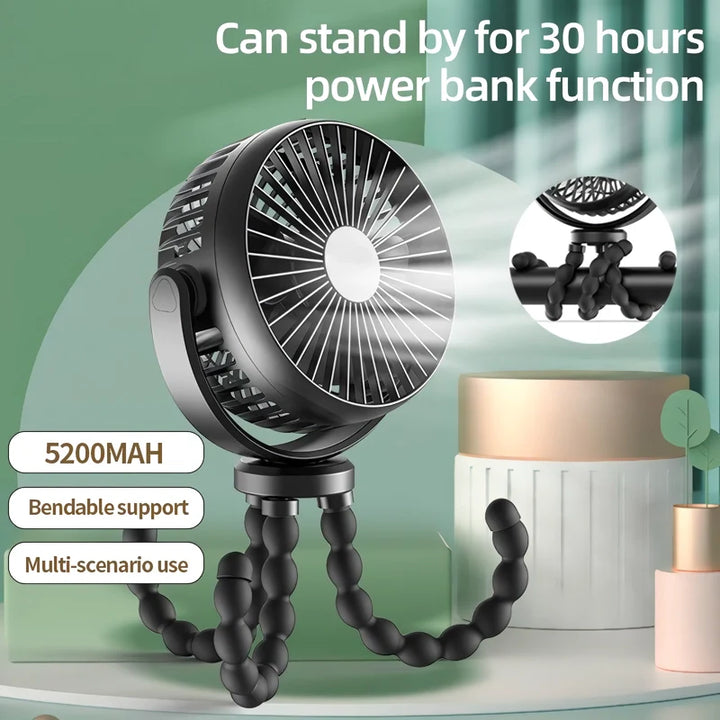 Compact Octopus Mini Fan | Skanto