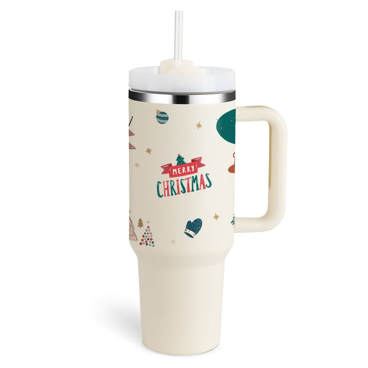 Skanto | ChillMug - Isolert Drikkekopp med Strå