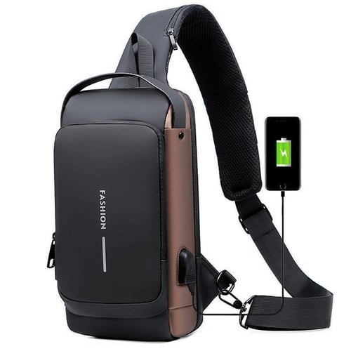 SecureGuard – Trendy Anti-innbrudd Crossbody Bag Skanto