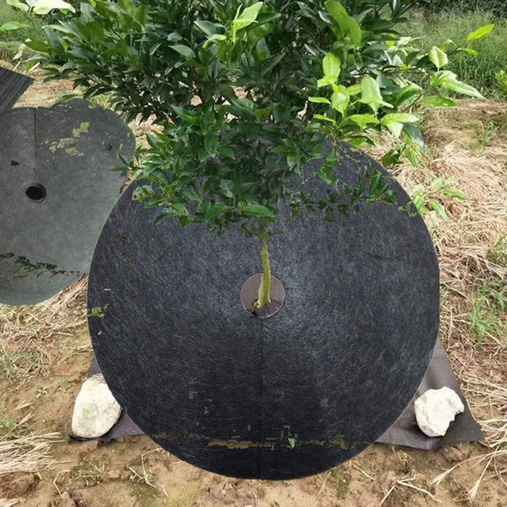 Skanto | Weed fleece tree disk – Pustende rotbeskyttelsesmatte for hage og planter