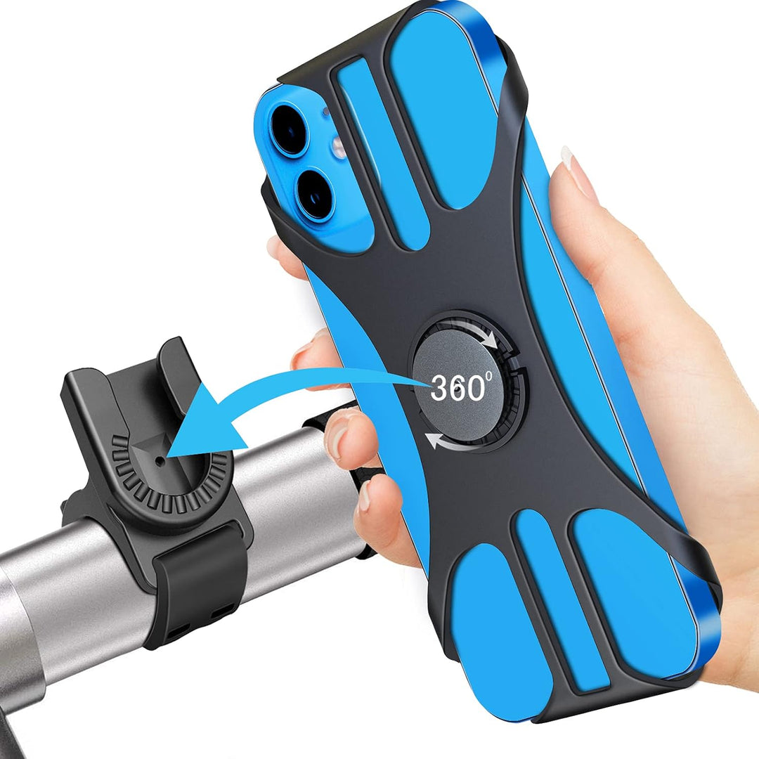 Sykkel telefonholder 360° roterbar avtakbar | Skanto