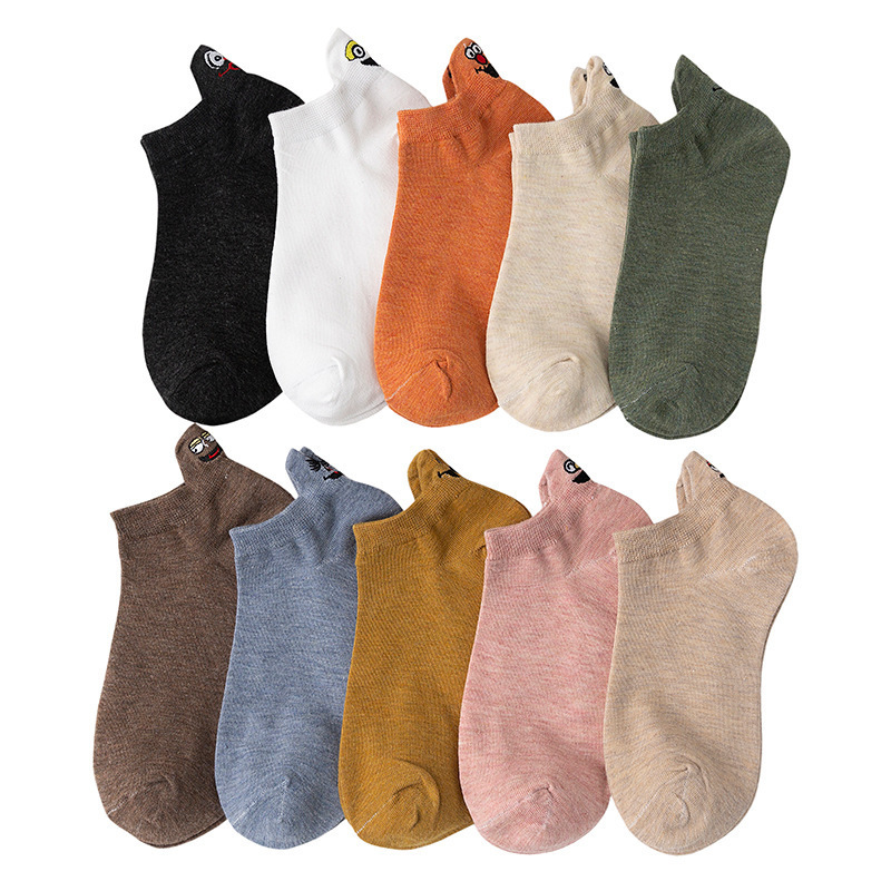Skanto | Sesamstraat broderte crew sokker (10 par)