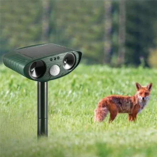 Skanto | Solar Power Ultrasonic Skadedyr Repeller Infrarød Sensor Vanntett Dyreavskrekker
