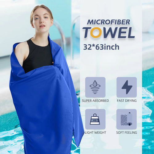 Skanto | Hurtigtørkende Mikrofiberhåndkle for Reise, Sport, Trening, Strand og Yoga