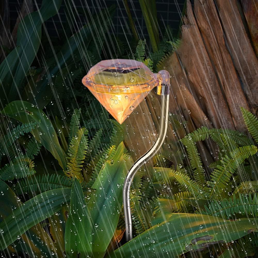 Skanto | Solhage Lys i Diamantform – LED-lamper for Ute-dekorasjon og Belysning