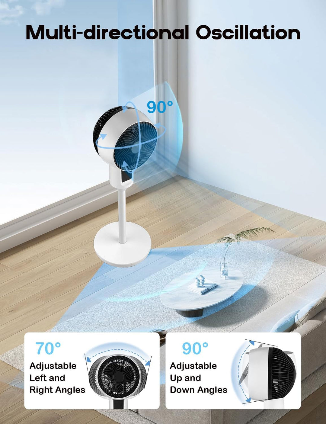 Skanto | Justerbar pedestalvifte med 3D svingning – Aerion