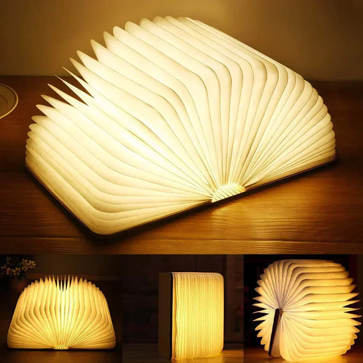 Brettbar Boklampen med Varm LED Belysning - StoryGlow | Skanto