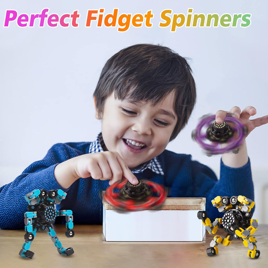 Skanto | Transformerbar Fidget Spinner 4 stk