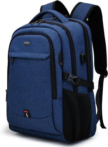 Vanntett reise laptop ryggsekk med USB-port og organisert lagring | Skanto