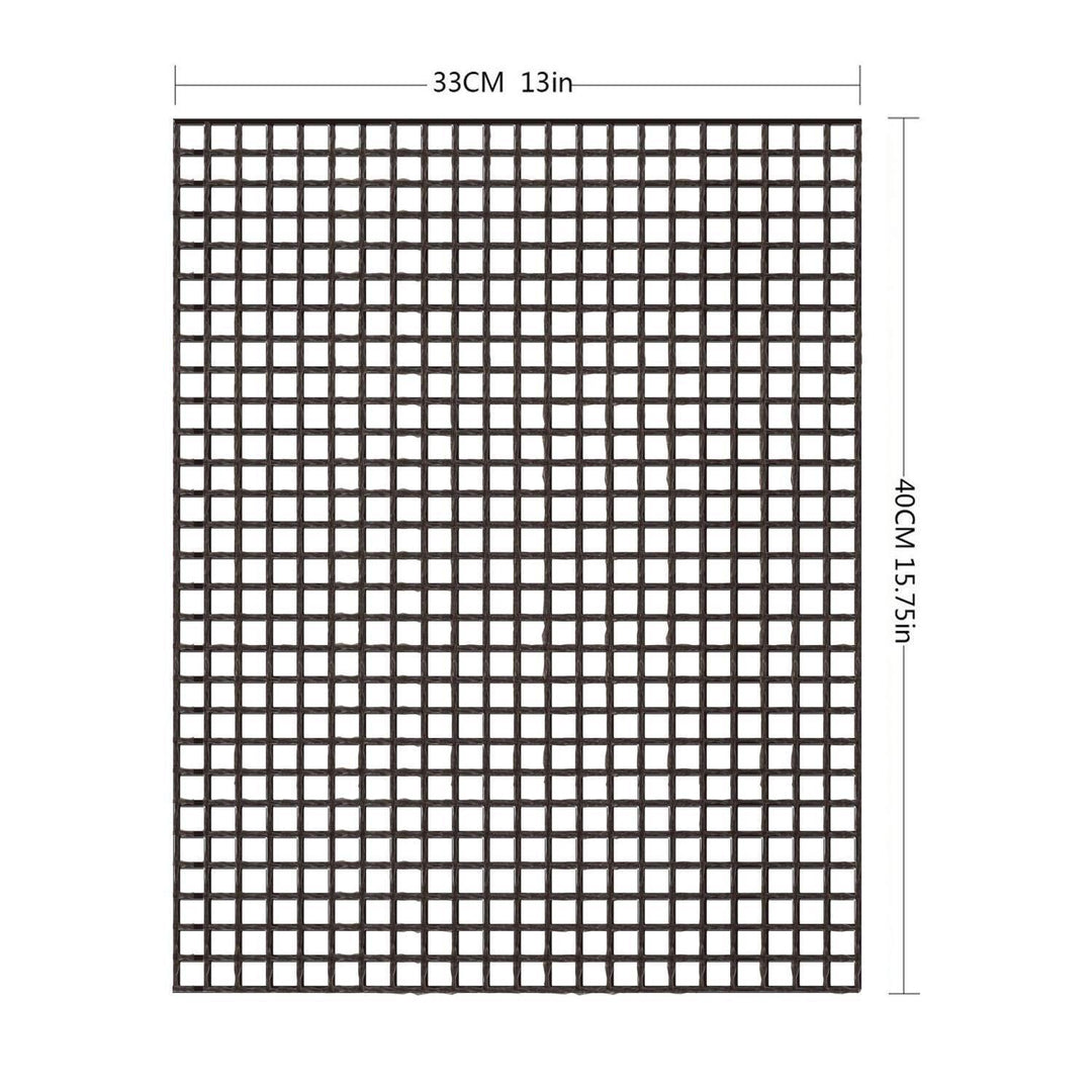 Skanto | Teflon Non-stick BBQ Grill Mesh Mat for gjenbrukbar rengjøring
