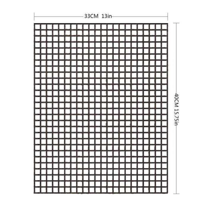Skanto | Teflon Non-stick BBQ Grill Mesh Mat for gjenbrukbar rengjøring