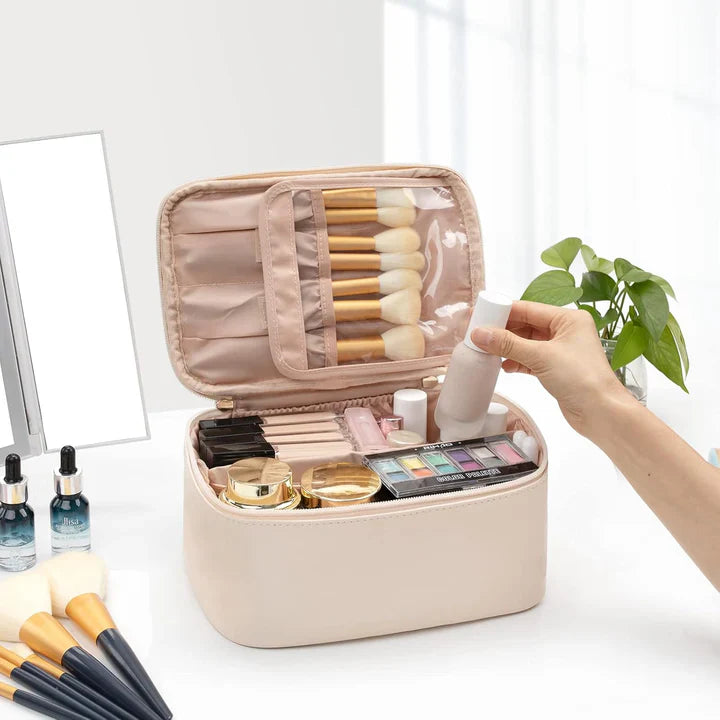 Skanto | Praktisk make-up organisador for reise | Med rom og skillevegger