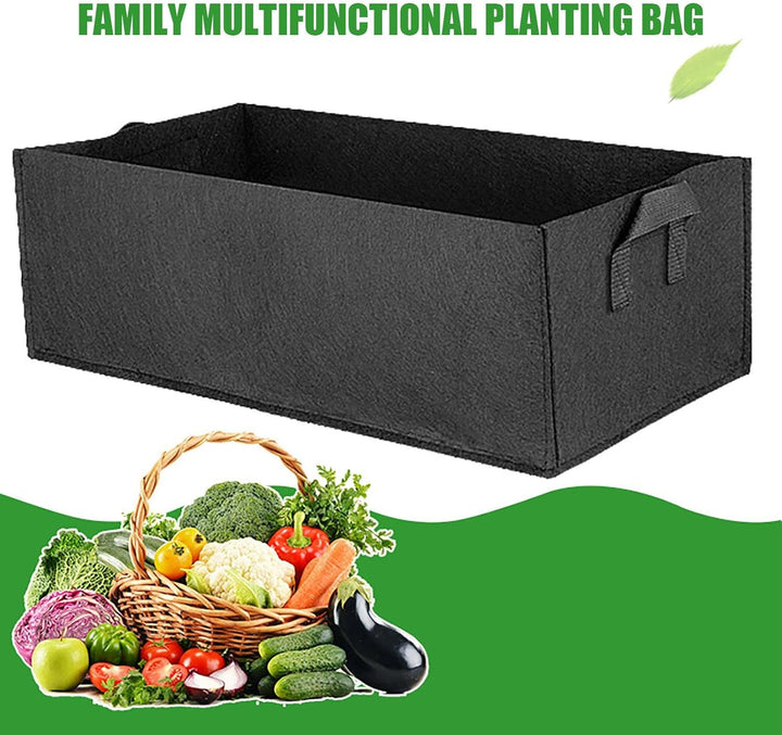 Skanto | Faltbar oppbevaringsboks laget av filt for planter med håndtak