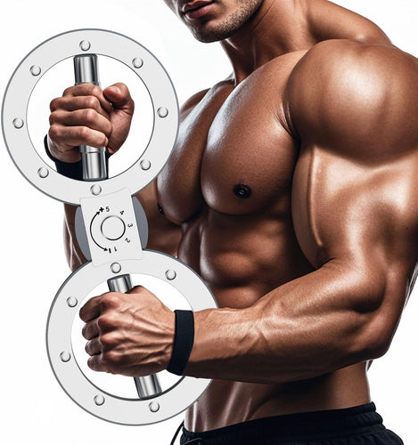 Twister Armtrainer med einstellbarem 12-Pfund-Widerstand og 360°-rotasjon – Zeynor
