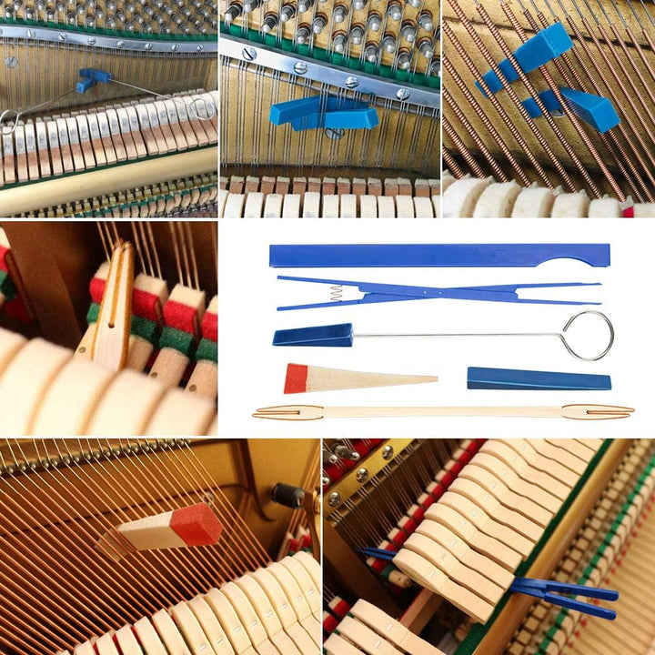 Skanto | Profesjonell 16-delt piano tuning sett med oppbevaringsboks – Arvena