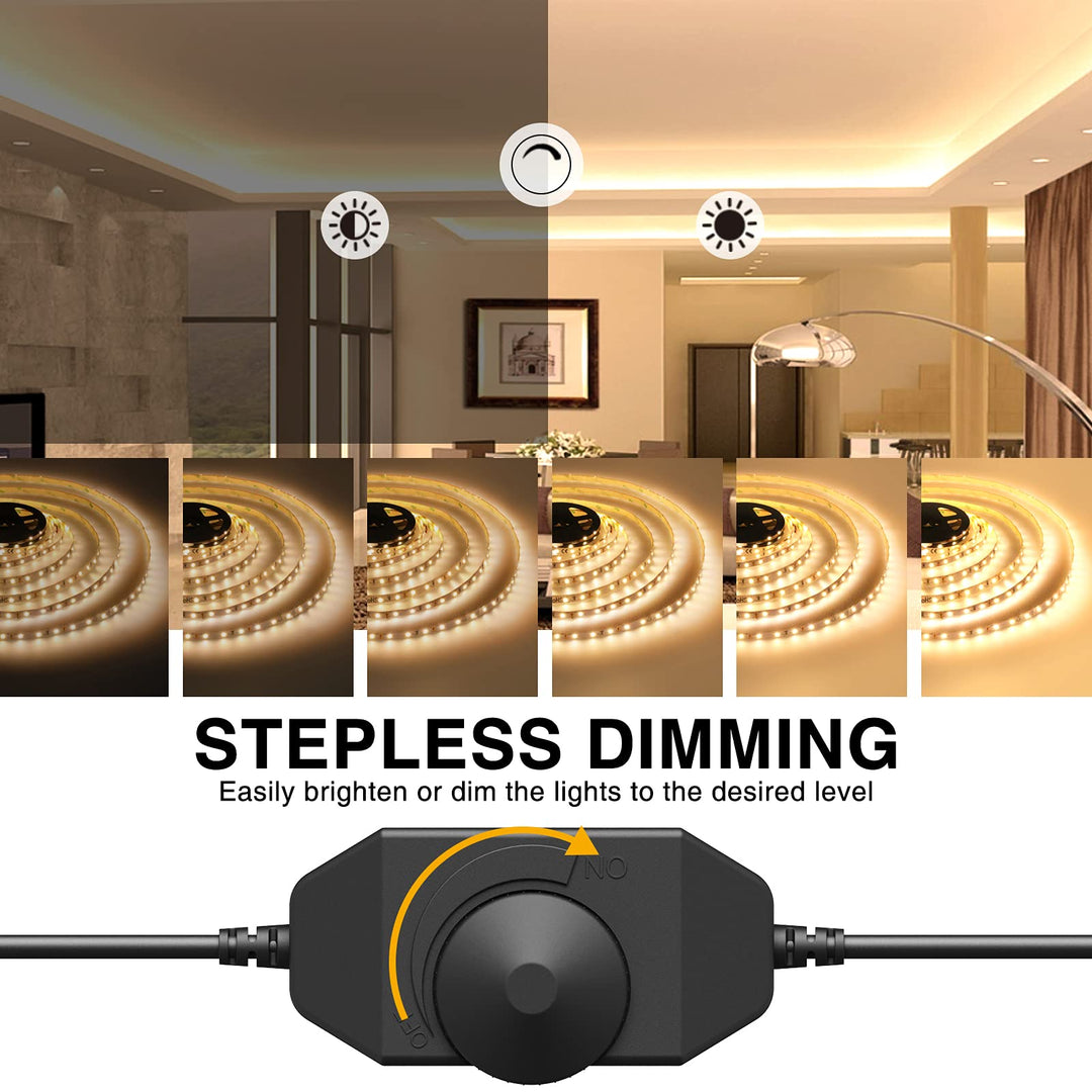 Skanto | Onforu 20m Varm Hvit Led Strips, Dimmbar 3000K, 1200 Leds For Hjem