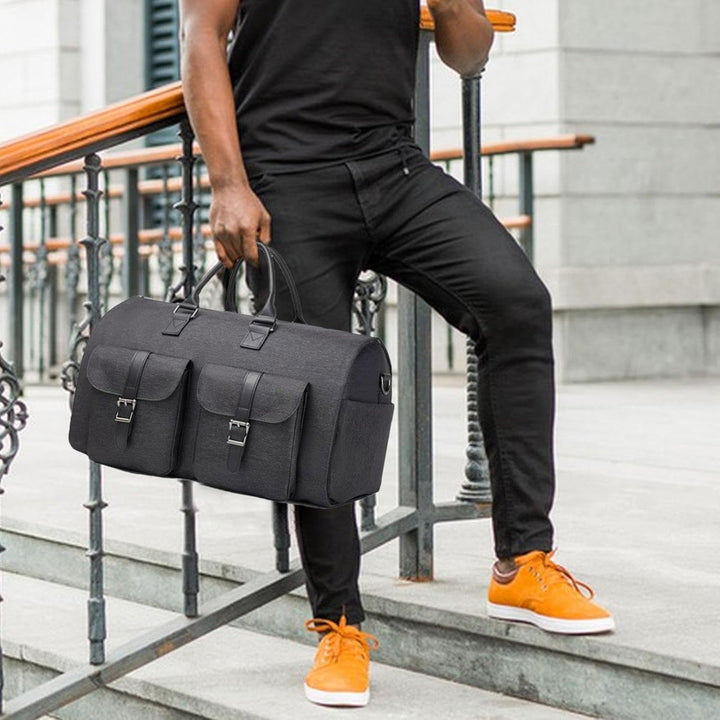 Skanto | Garment Duffel Weekend Bag – Sammenleggbar Håndbagasje Draktveske for Menn