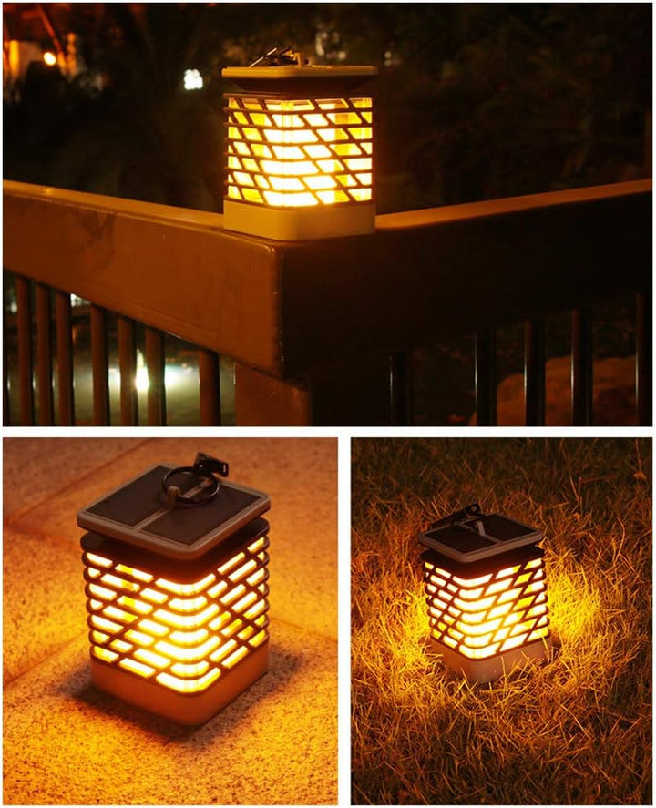 Skanto | Solcelledrevet LED hage lampe med ribbet design – Dekorativ utendørs belysning for hage