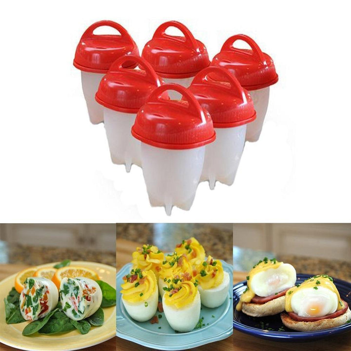 Mini Egg Cooker, Set med 6 Deler | Skanto