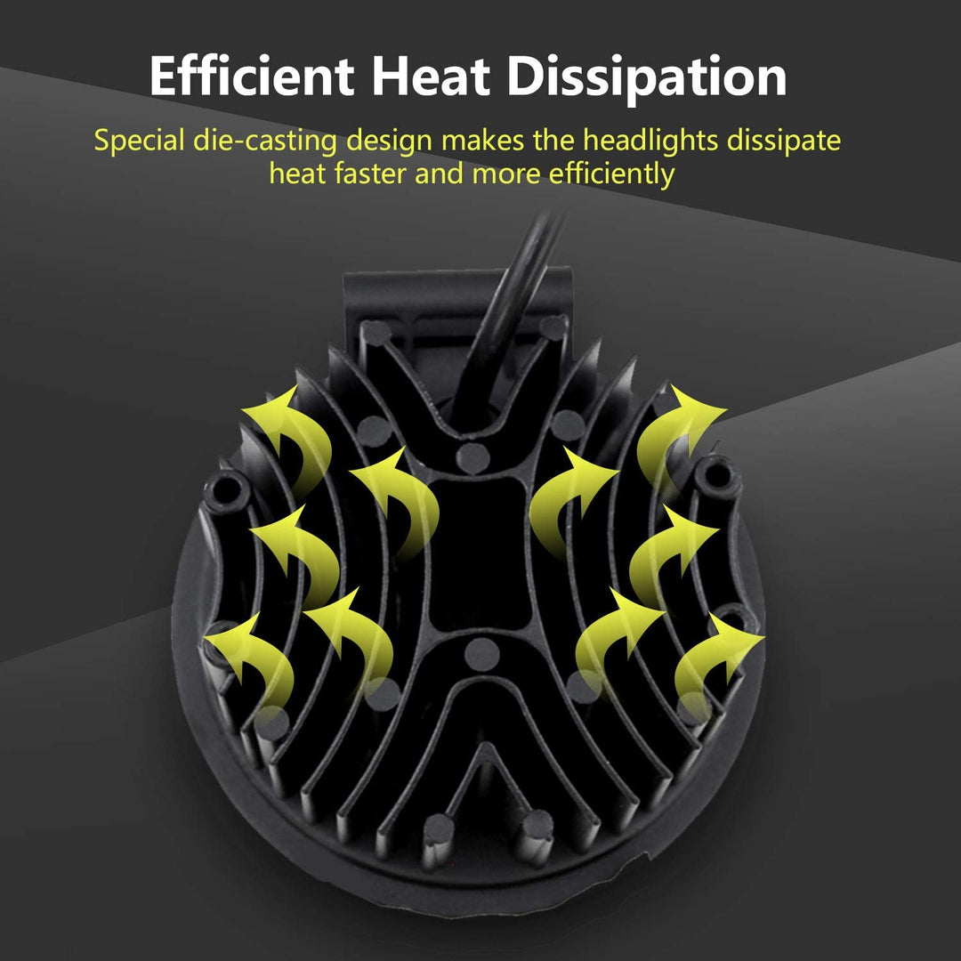 LED Arbeidslys 6X 27W Spotlight | Skanto