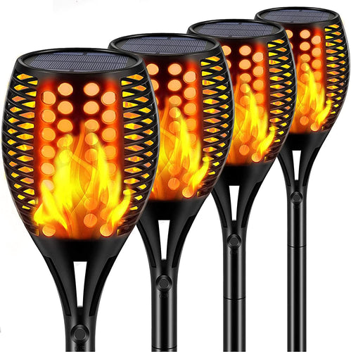 Skanto | Solar-Tiki-Fakkel | Solar-Fakkel Lys med Flammende Flamme