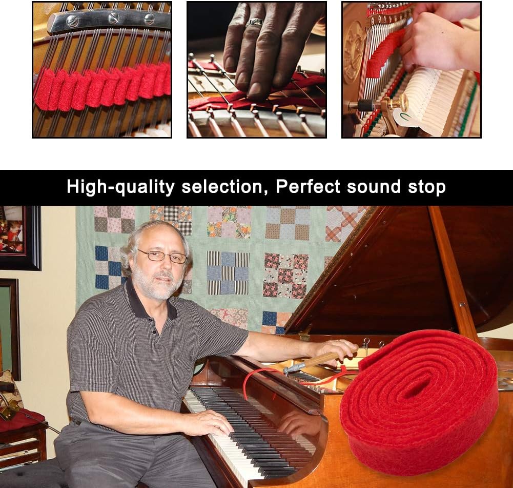 Skanto | Profesjonell 16-delt piano tuning sett med oppbevaringsboks – Arvena