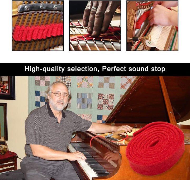 Skanto | Profesjonell 16-delt piano tuning sett med oppbevaringsboks – Arvena
