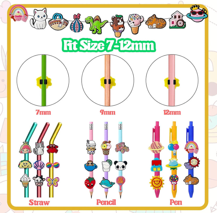Skanto | 100 Pcs Søte Blyant Topp Dekorasjon