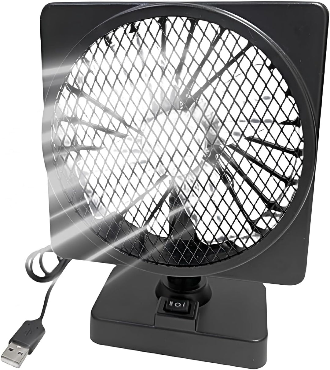 Frendorf | 12V USB Luftsirkulator Bil AC Kjølevifte med 360° Rotasjon (1+1 GRATIS) – Aurovent