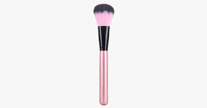 Skanto | Pudder Makeupbørste - Laget av syntetiske fibre - Full og rund form - For løse og pressede pudderprodukter - Perfekt for foundations, rouge og bronzer
