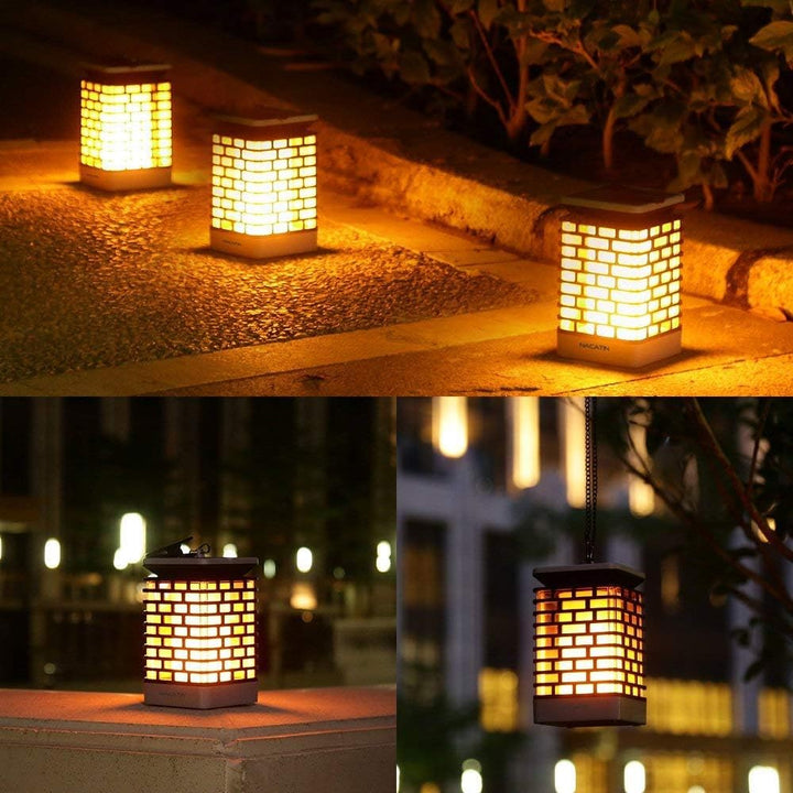 Skanto | Solcelledrevet LED hage lampe med ribbet design – Dekorativ utendørs belysning for hage